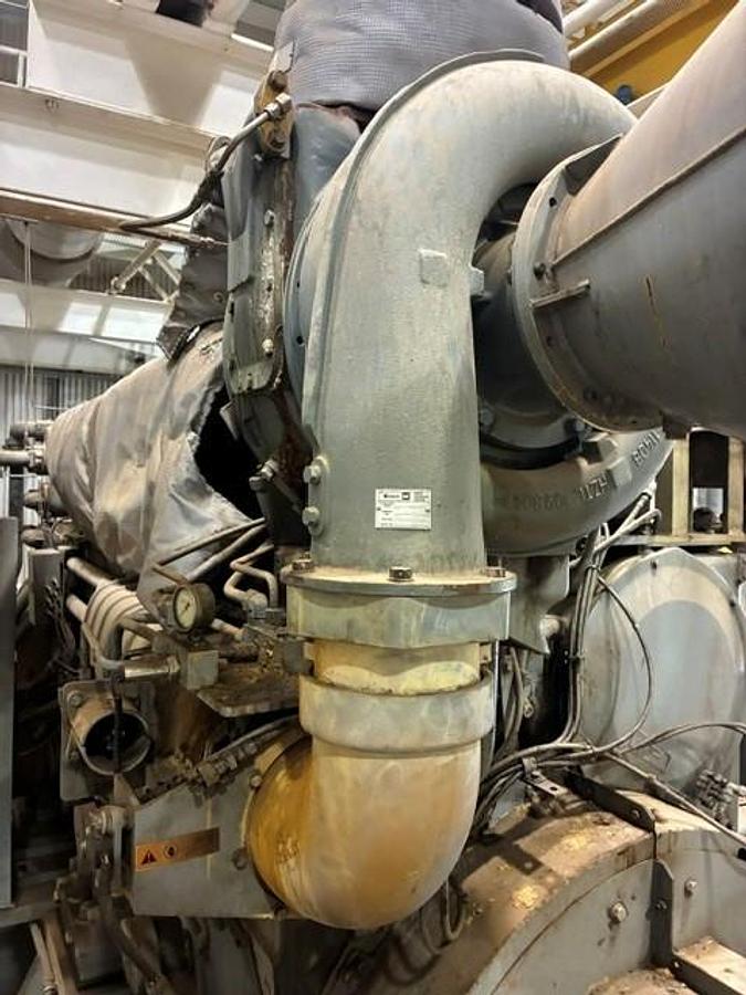 Used CAT G3608 A3 / Ariel JGC-2 Single Stage Compressor Size 11.375" x 11.375" SN F-17125