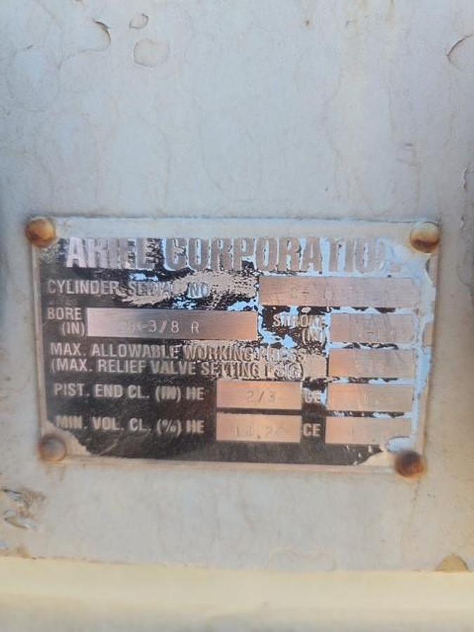 Used Ariel 8.375” JGR 635 # Cylinders SN C-28030