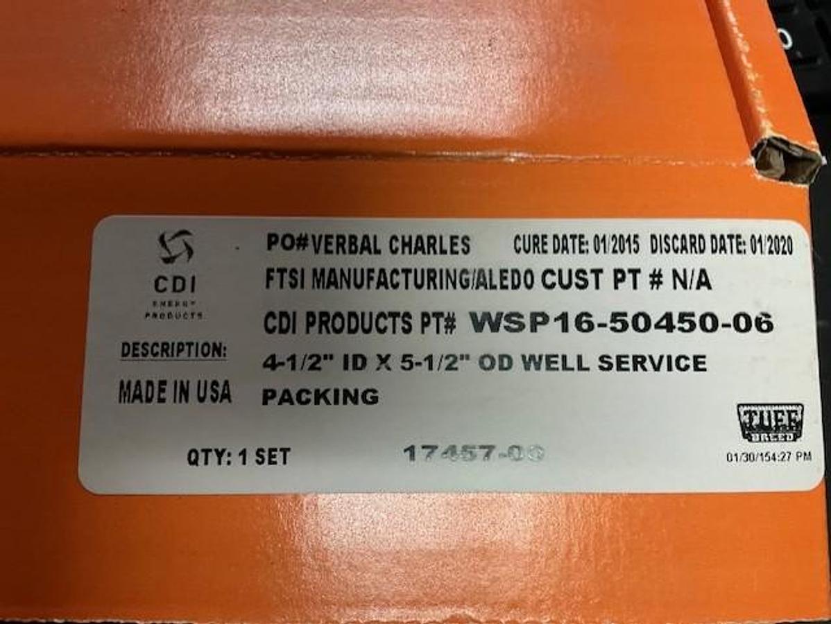Tuff Breed Packing Assembly PN WSP16-50450-06