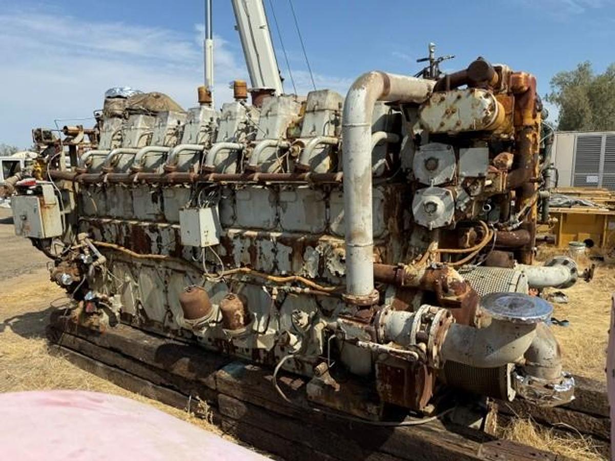 Used CAT G3608 A3 Engine SN 4WF00024