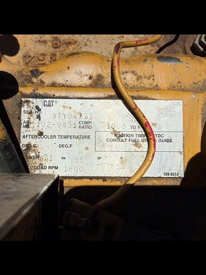 Used Caterpillar G3304NA Engine SN 37Y04773