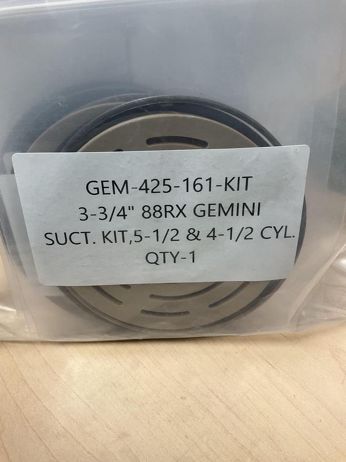 Gemini 3-3/4 88RX Suction Kit 5-1/2 & 4-1/2 Cylinder PN: 425-161