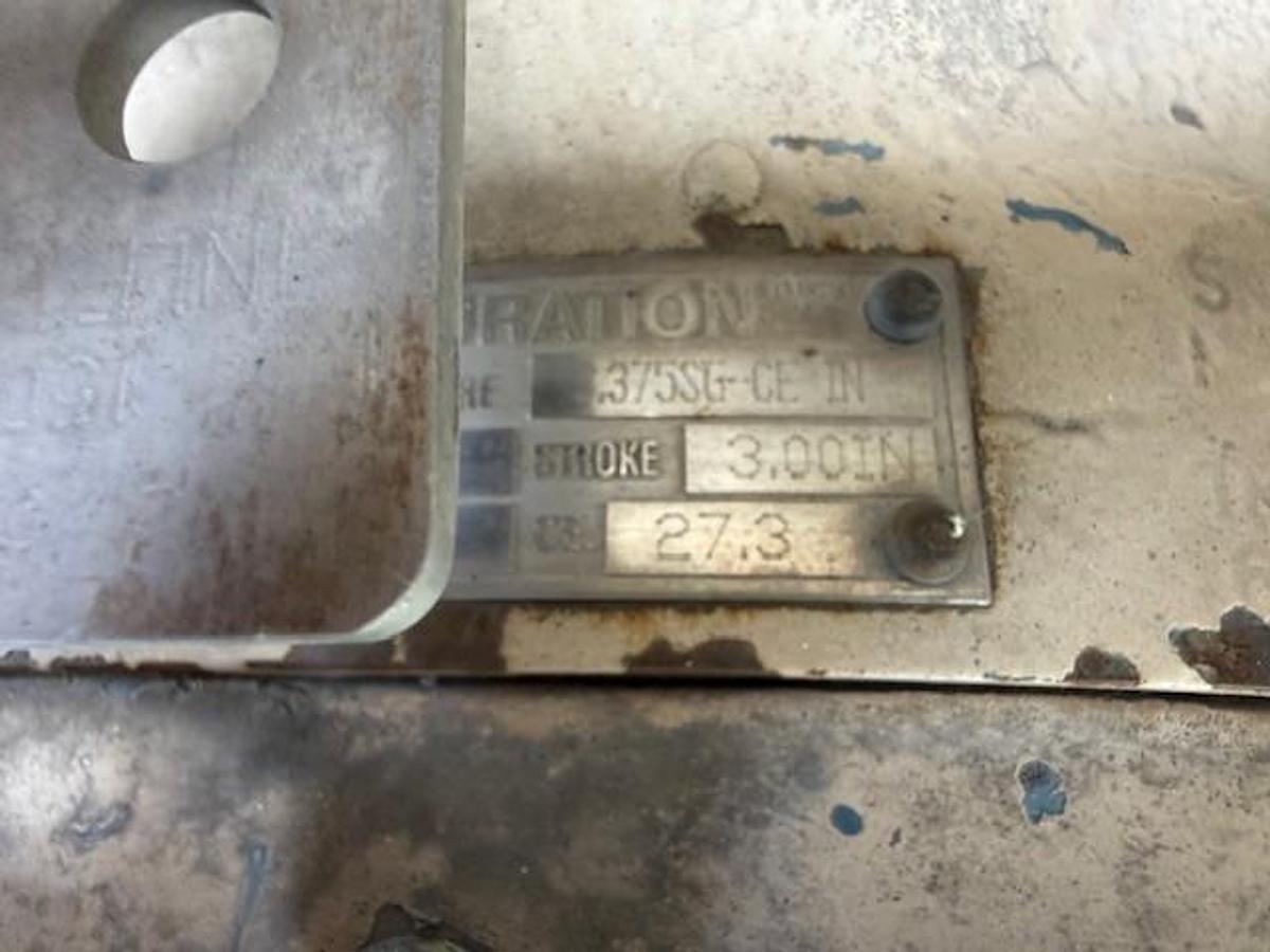 Used 600 HP / Ariel JGA-4 SN F 21750 Four Stage CNG Compressor Package Size 6.125” x 4.125” x 3.375” x 3.375” x 1.75” x 1.75” with ACE E721 Cooler