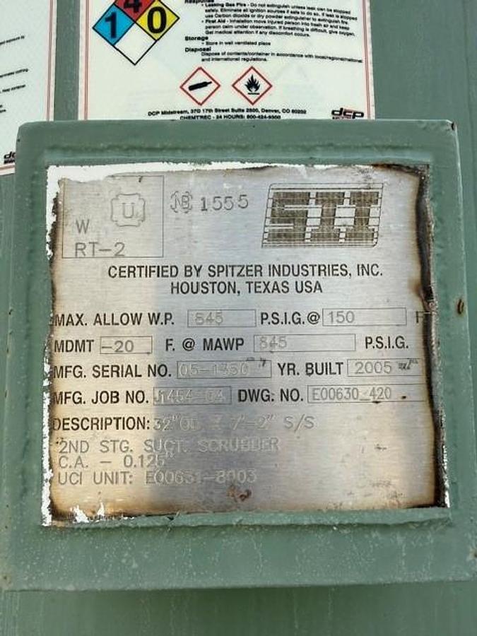 Used CAT G3606 / JGC/D-4 Two Stage Skid with 132F2 Engine Drive Cooler