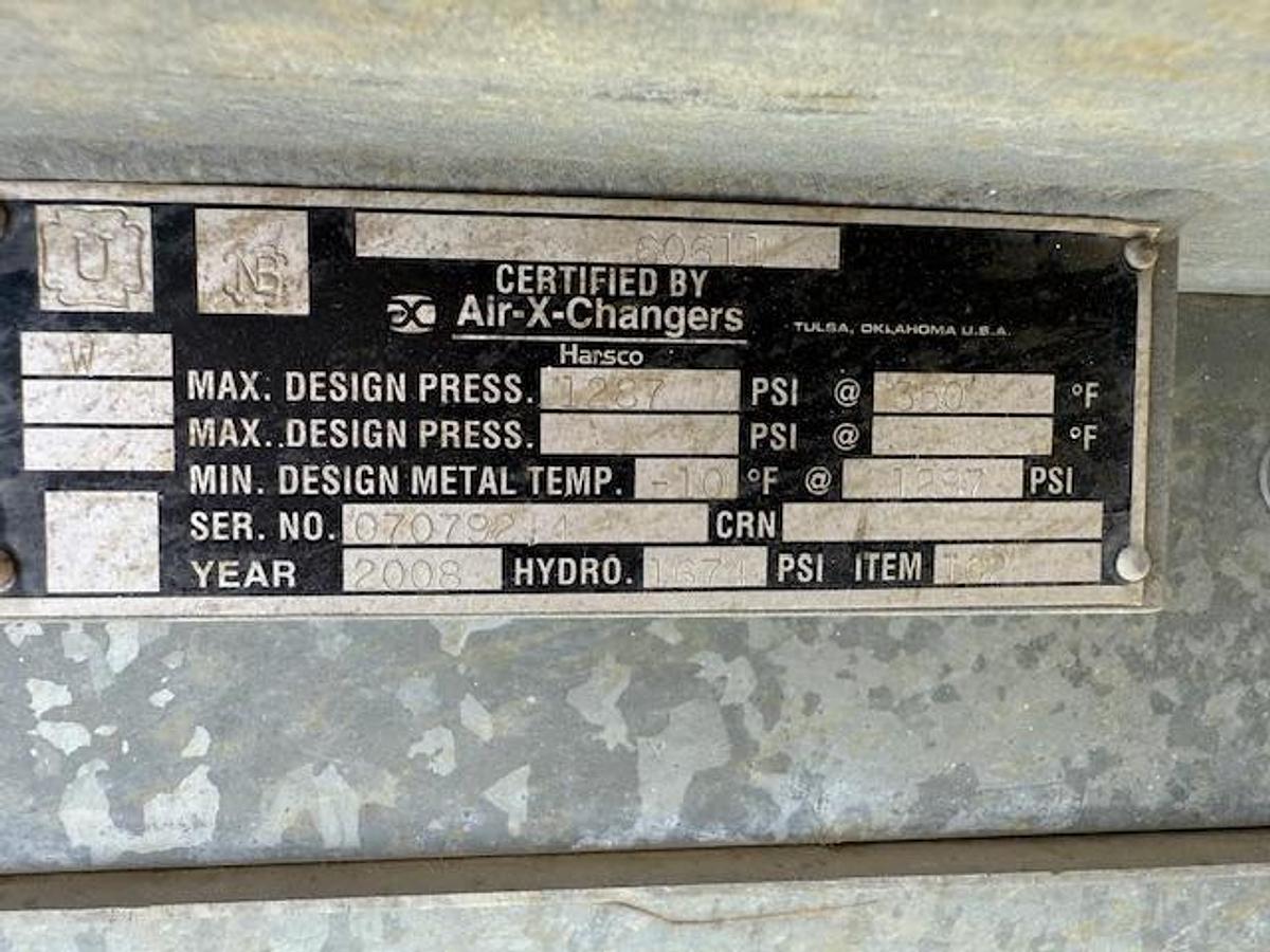 Cat G3408TA SN 6NB04803 / Ariel JGJ-2 SN F-29256 Three Stage Compressor Package Size 9.75” x 6.375” x 3.875” with 84BEH Cooler 