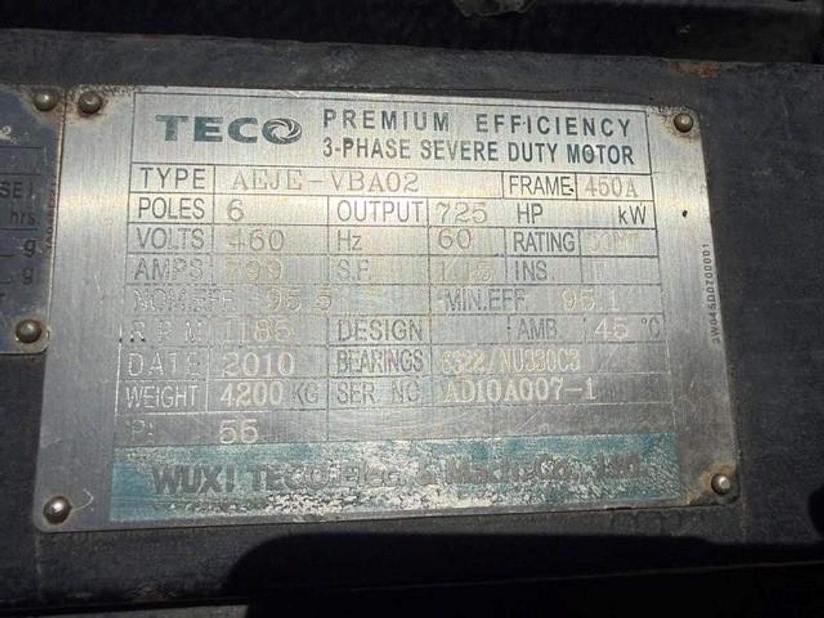 Used Ingersoll Rand 725 HP / PS4 3300M NL PET Compressor Package SN PSN9184