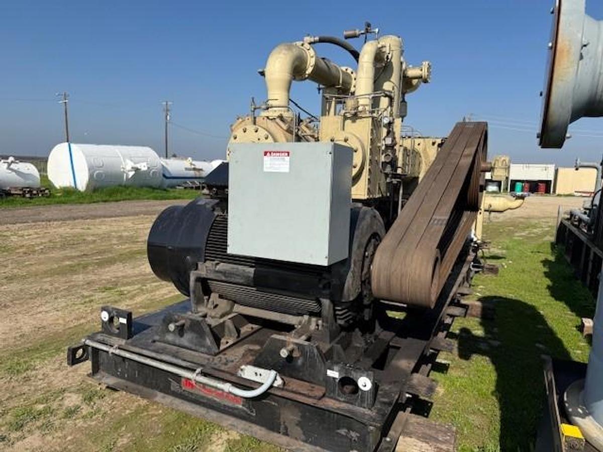 Used Ingersoll Rand Four Stage PET Compressor 525 HP / Model PS4 2500=H NL Package SN NAR10240220