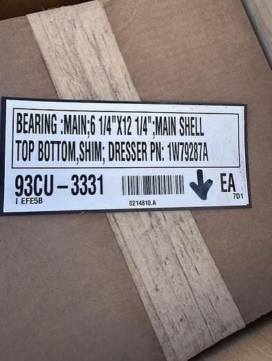 Used Ingersoll Rand KVR Main Bearings PN 1W79287A