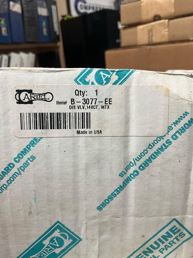 Ariel DIS VLV,148CT, MTX PN: B-3077-EE