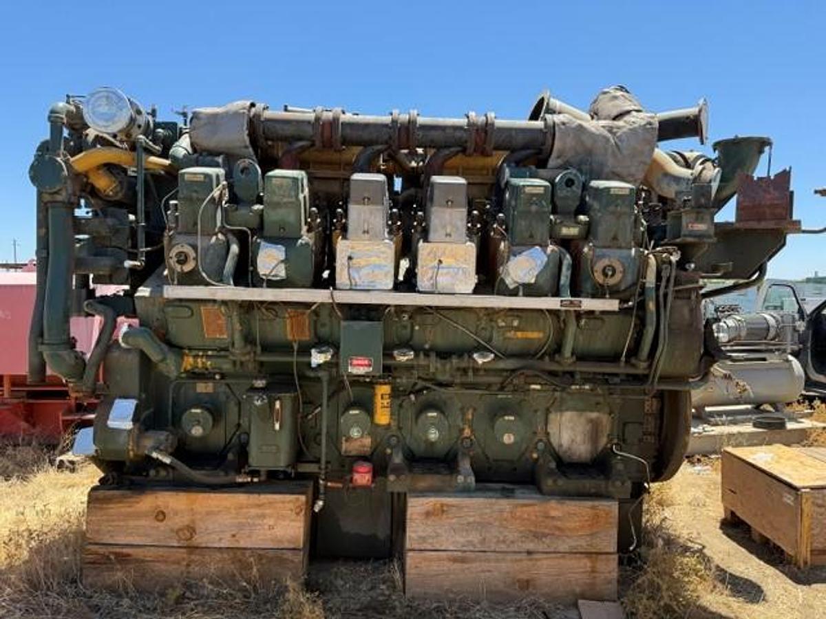 Used Caterpillar G3612LE A3 Engine SN 1YG00241