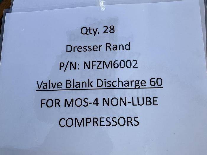 Used  Valve Blank Discharge 60 PN NFZM6002