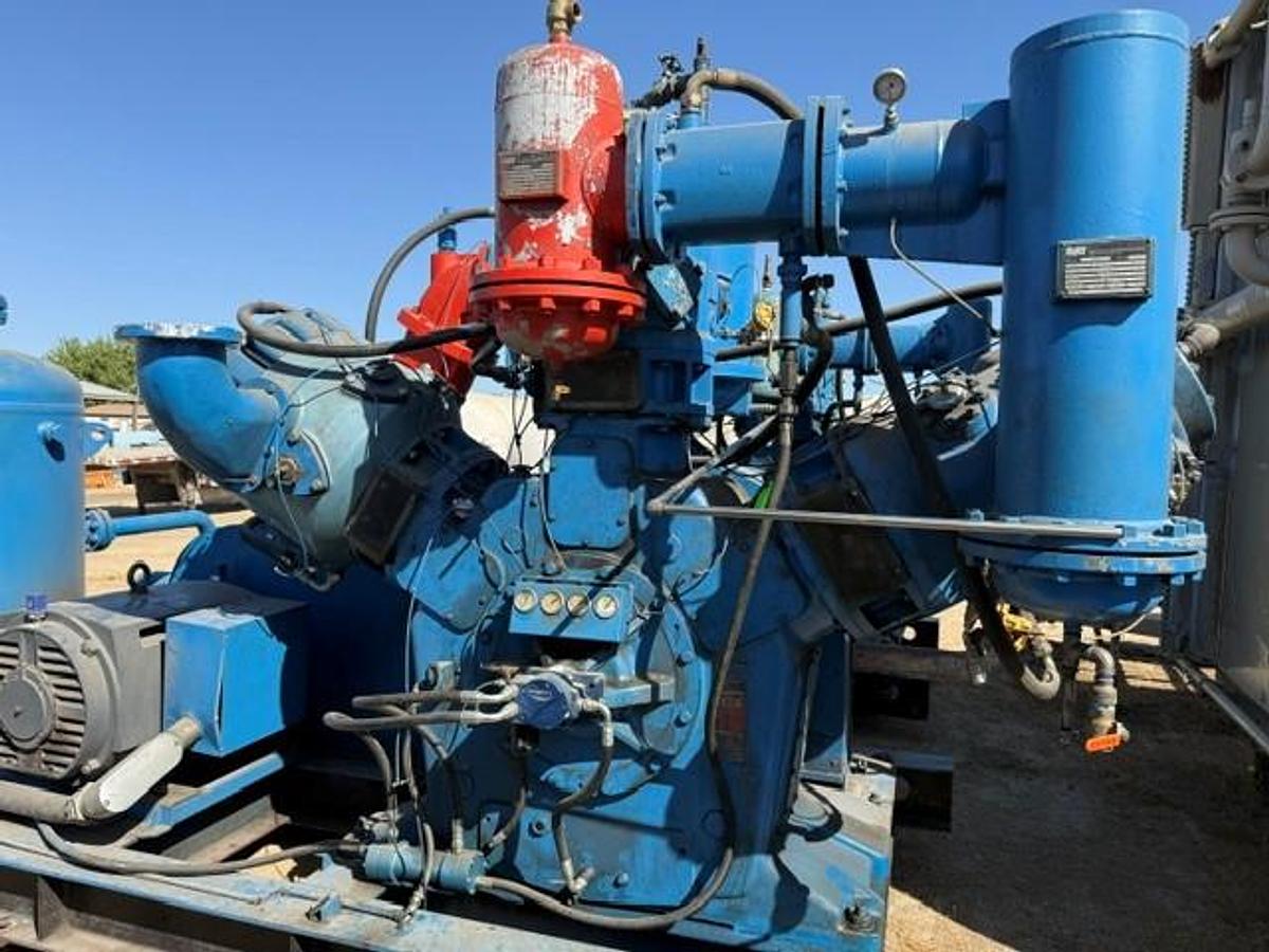 Used Bellis and Morcom 300 HP WH28-H3N Air Compressor SN 8038