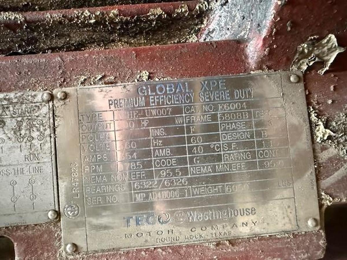 Used 600 HP / Ariel JGA-4 SN F 21750 Four Stage CNG Compressor Package Size 6.125” x 4.125” x 3.375” x 3.375” x 1.75” x 1.75” with ACE E721 Cooler