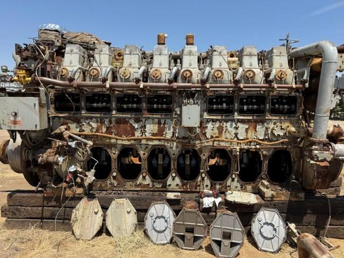 Used CAT G3608 A3 Engine SN 4WF00024