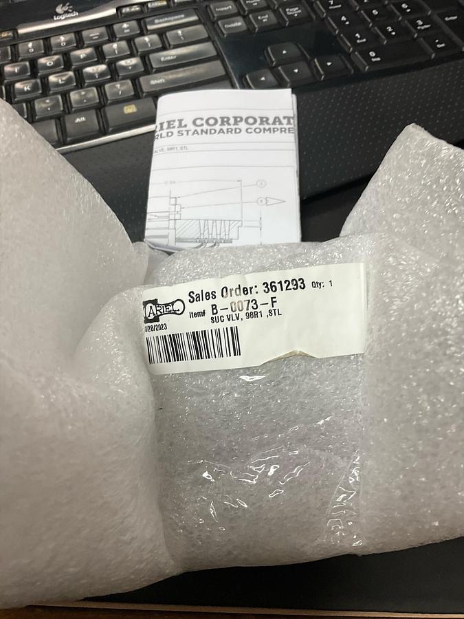 Ariel SUC VLV, 98R1 ,STL PN: B-0073-F