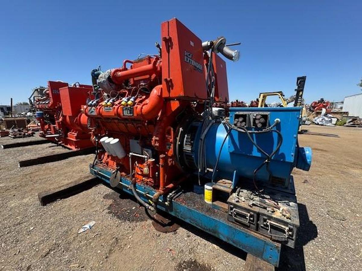 Used Waukesha Model L36GSID S/N C-17682/1 Genset 500 KW Leroy Somer 60 Hz 1800 RPM