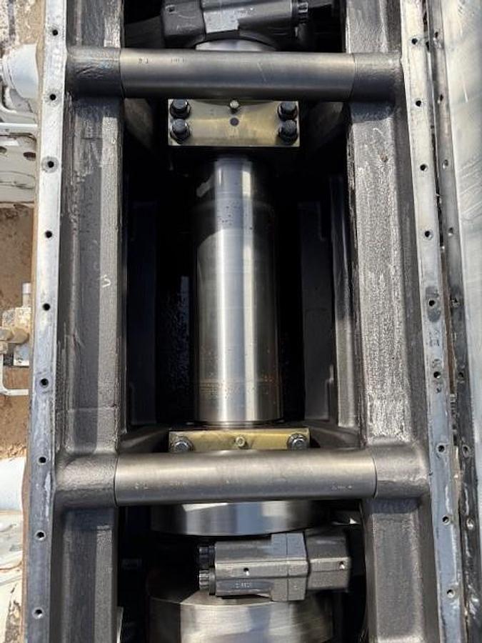 Used Ariel JGK-4 Compressor Frame SN F-37234 with (2) 11” x (2) 6.25” JGK Cylinders 