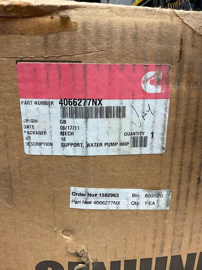 Cummins QSK45 Water Pump 4066277NX (522-11455)