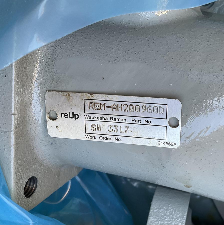 Used Waukesha Reman Jacket WaterPump PN REM-AH200960D