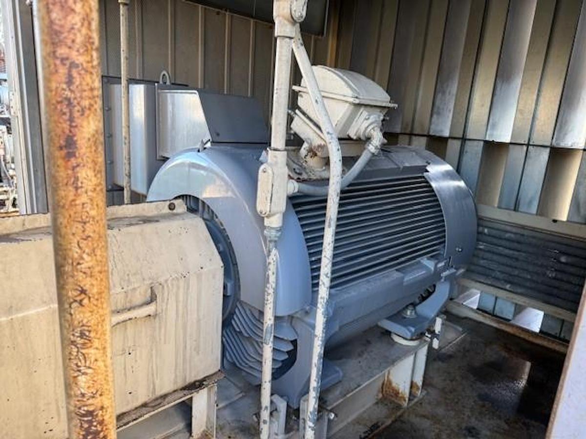 Used 600 HP / Ariel JGA-4 SN F-21749 Four Stage CNG Compressor Package Size 6.125” x 4.125” x 3.375” x 3.375” x 1.75” x 1.75” with ACE E721 Cooler