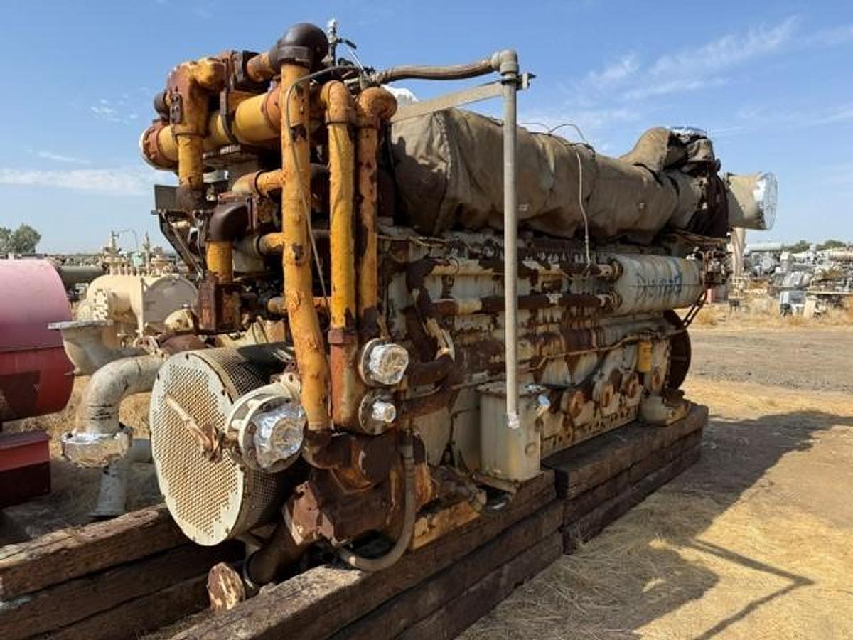Used CAT G3608 A3 Engine SN 4WF00024