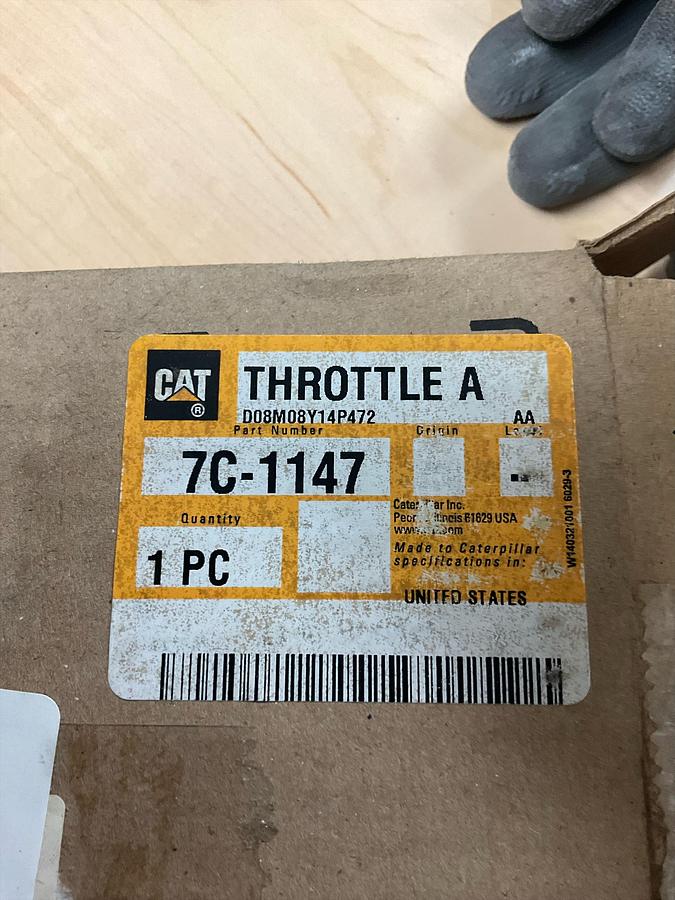 CAT Throttle Governor Control Linkage PN: 7C-1147