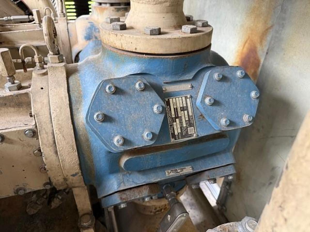 Used 600 HP / Ariel JGA-4 SN F 21750 Four Stage CNG Compressor Package Size 6.125” x 4.125” x 3.375” x 3.375” x 1.75” x 1.75” with ACE E721 Cooler