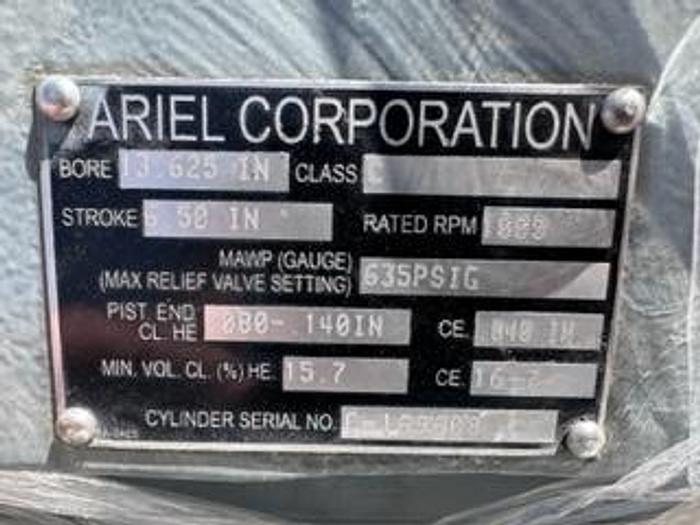 New Ariel 13.625” x 6.50" Stroke JGC 635# Cylinder SN: C-169608