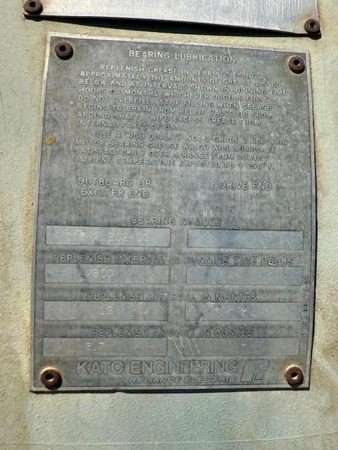 KATO VHP3600GSI Generator Ends 97529-01