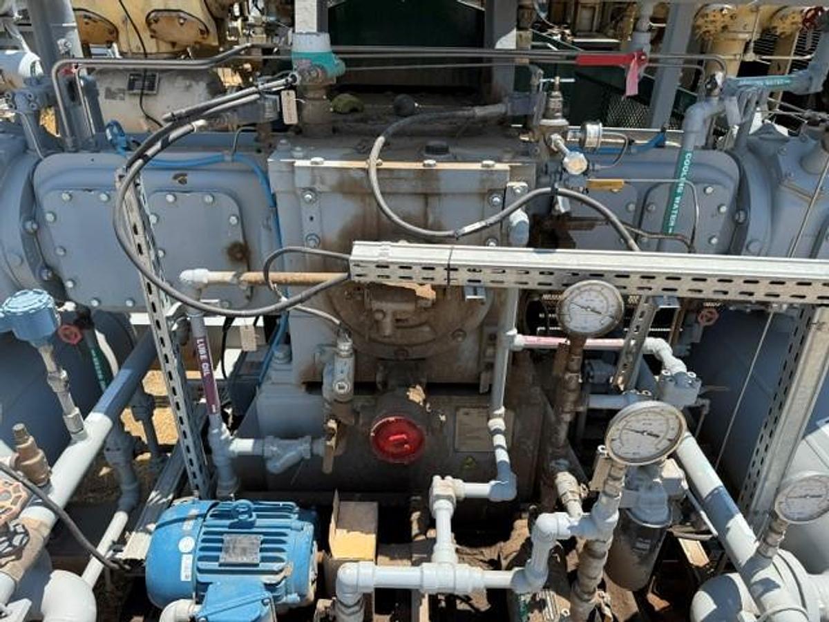 Used 150 HP / ABC 1EHA-2-GT-240 Natural Gas Compressor SN 24998