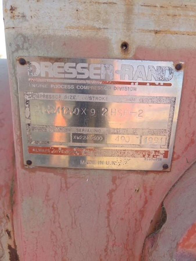 Used Ingersoll Rand HSE-2 Compressor Frames XW22XG500