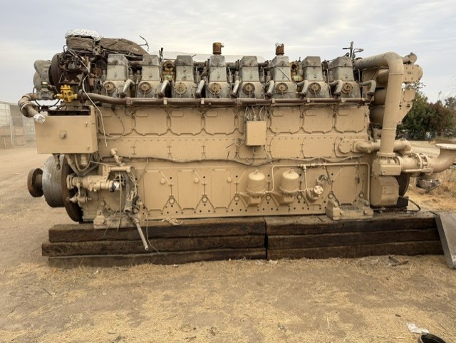 Used CAT G3608 A3 Engine SN 4WF00024