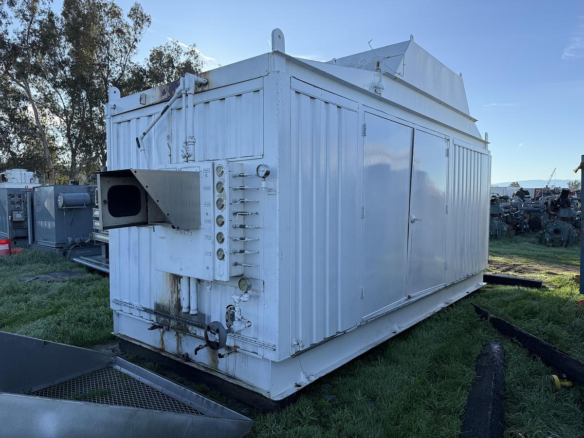 Used 600 HP / Ariel JGA-4 SN F-21749 Four Stage CNG Compressor Package Size 6.125” x 4.125” x 3.375” x 3.375” x 1.75” x 1.75” with ACE E721 Cooler