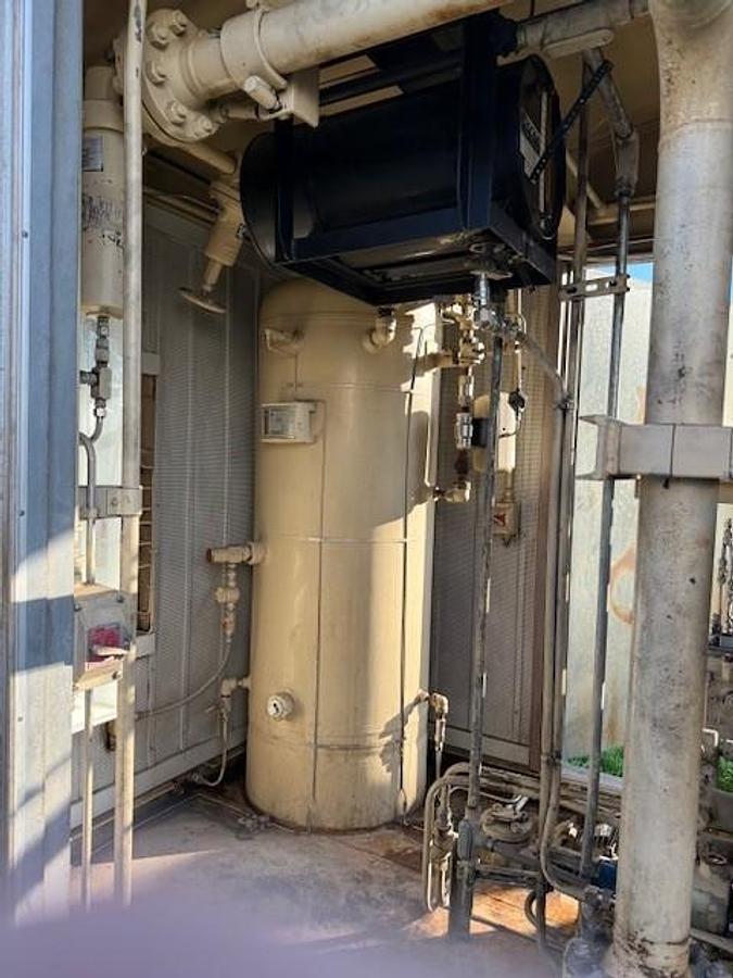 Used 600 HP / Ariel JGA-4 SN F-21749 Four Stage CNG Compressor Package Size 6.125” x 4.125” x 3.375” x 3.375” x 1.75” x 1.75” with ACE E721 Cooler