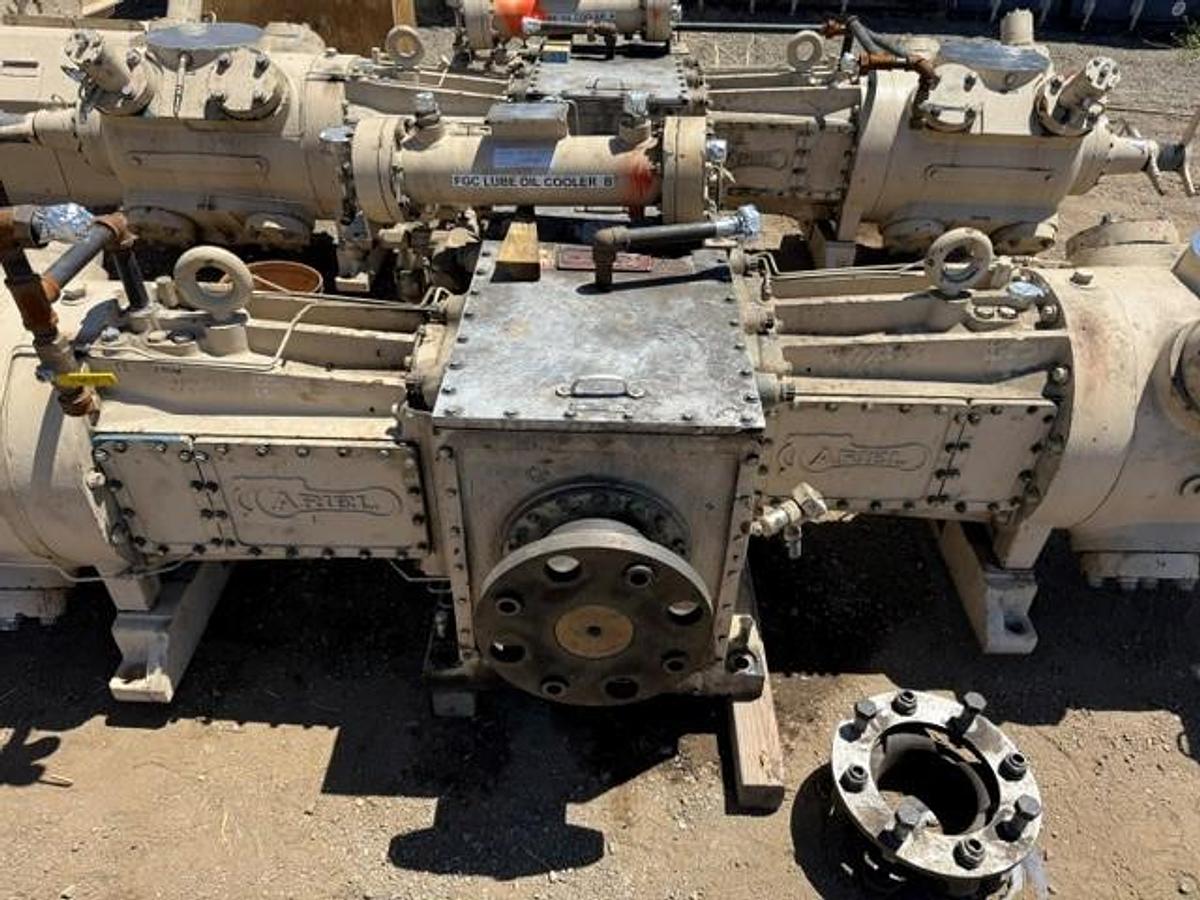Used Ariel JGT-2 Compressor Frame SN F-29829 with (2) 8.375” JGT 1895 # Cylinders