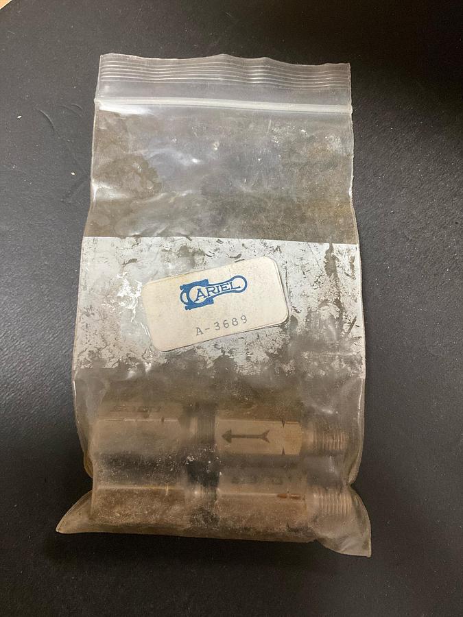 Ariel CHECK VALVE,1/8M X 1/8F,PPT,SS PN: A-3689