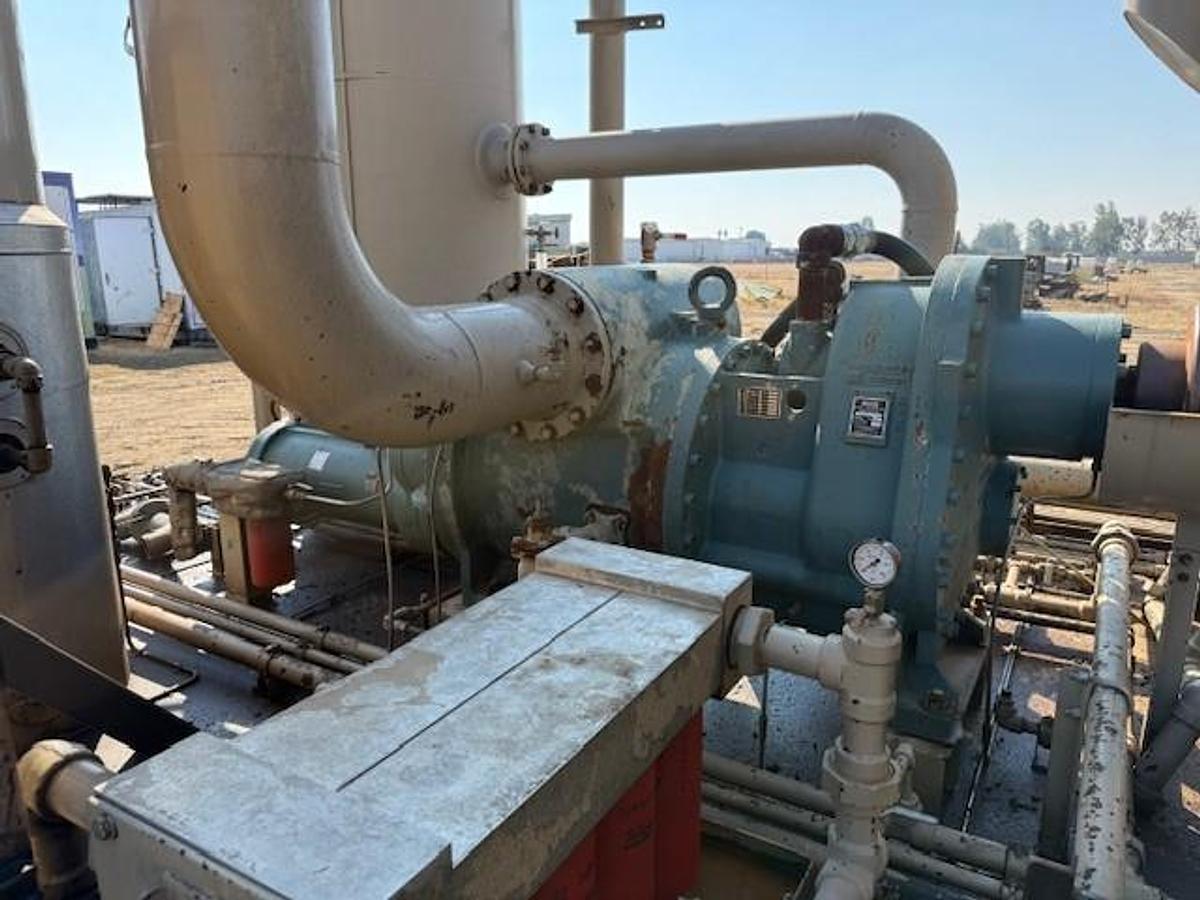 Used CAT G3412LE / Frick NGC300 Screw Compressor Package SN NGC3001297R