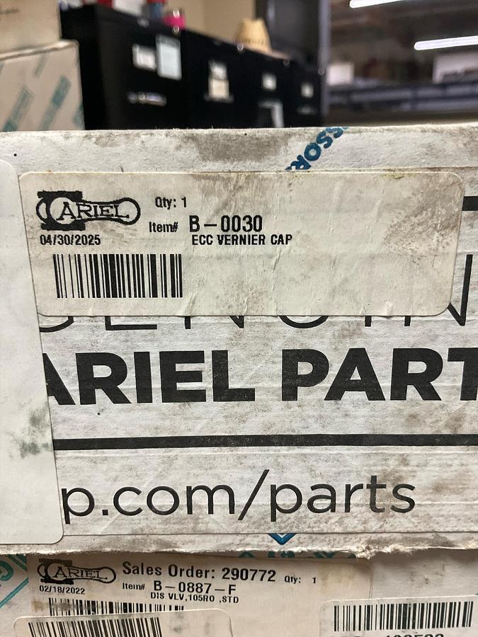Ariel ECC VERNIER CAP PN: B-0030