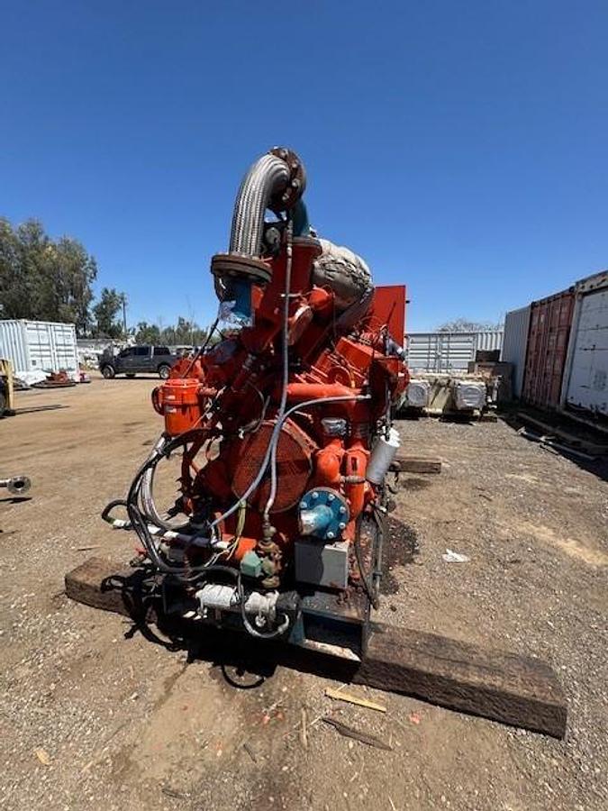 Used Waukesha Model L36GSID S/N C-17682/1 Genset 500 KW Leroy Somer 60 Hz 1800 RPM