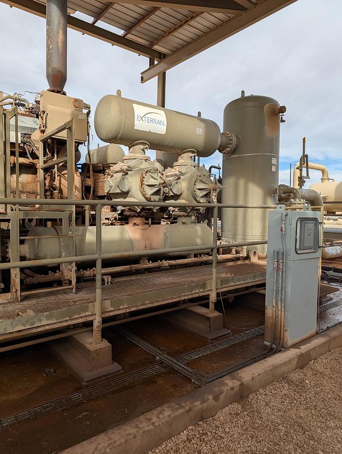 Used Quote: (4) Waukesha L7042GSI S4 ESM / Ariel JGK-4 Three Stage Compressor Packages Size 15.375" x 15.375" x 10.5" x 7.25" with 168EH Cooler