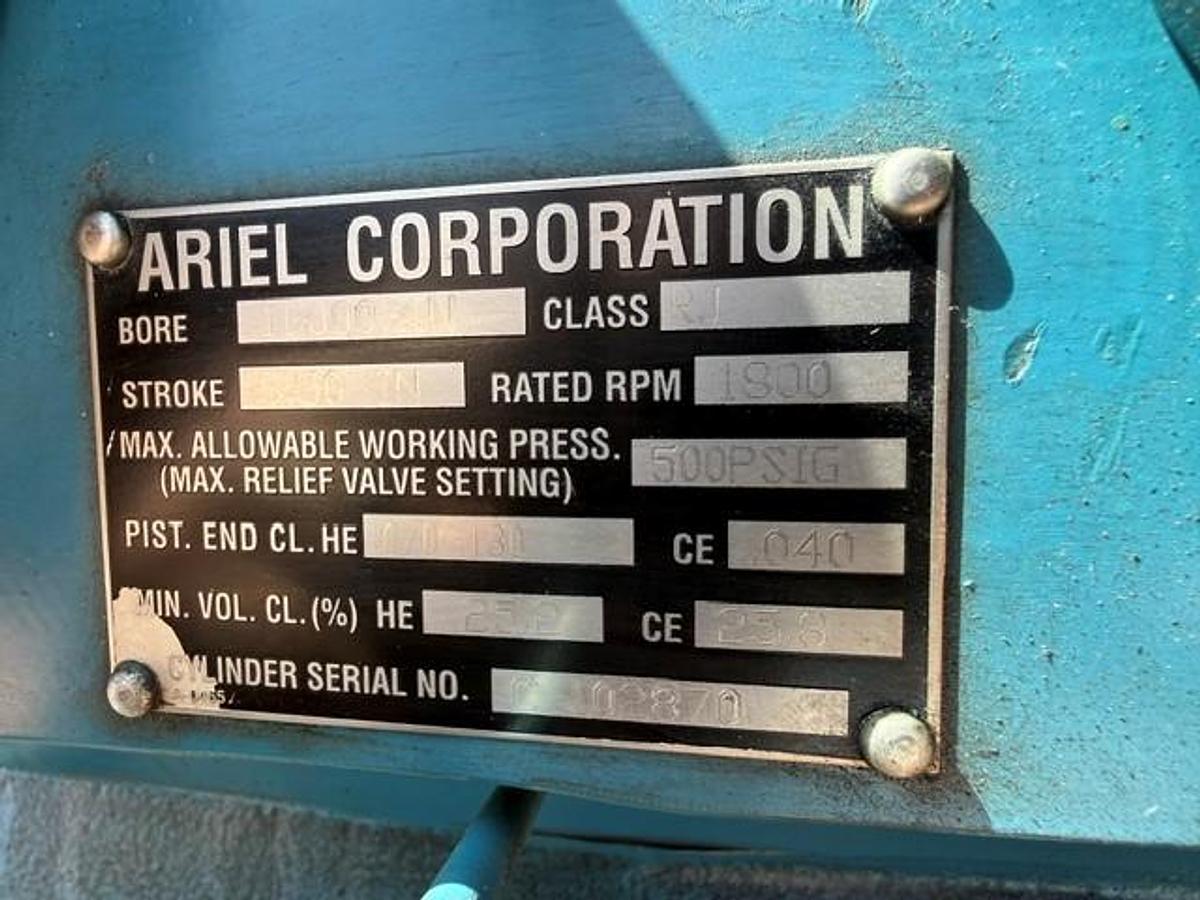 Used Ariel Cylinder Bore 11" JGJ-4 SN: C-02870
