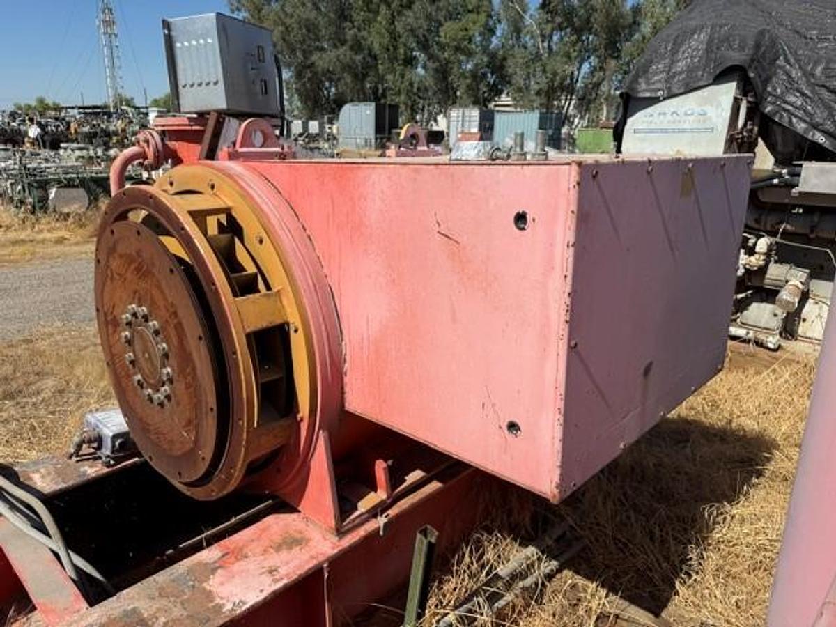 Used KATO 800 KW 1200 RPM 4169 Volt Generator End SN: 
