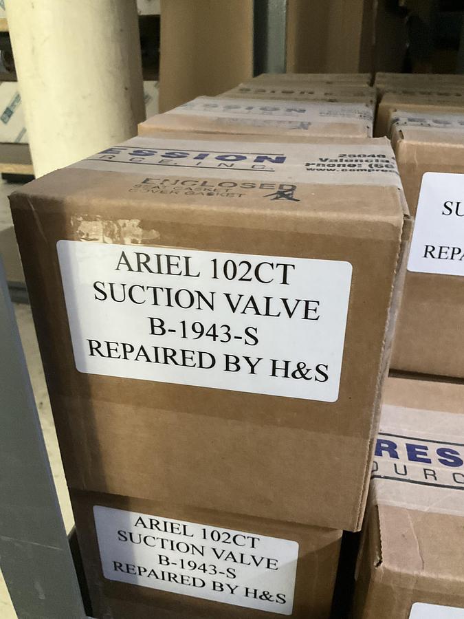 Rebuilt Ariel 102CT Suction Valve PN: B-1943-S