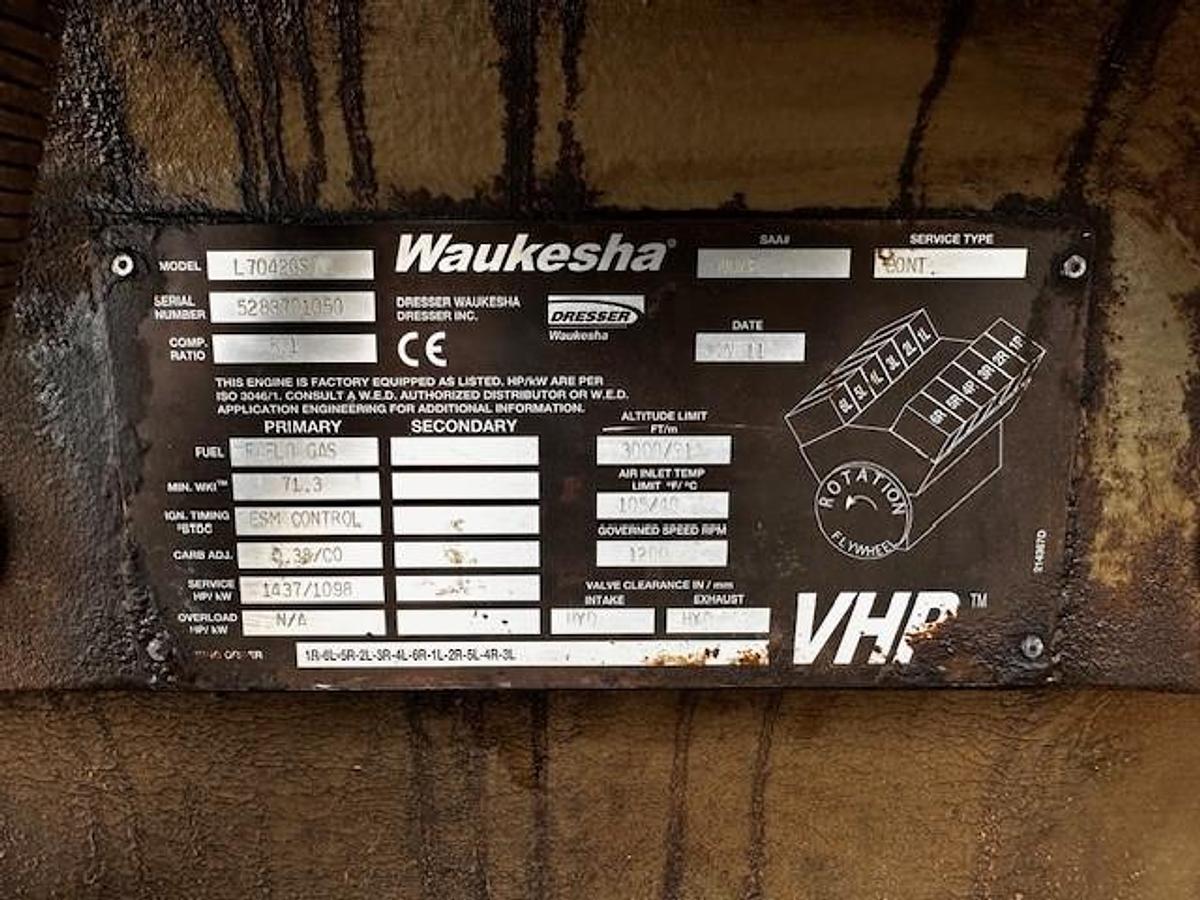 Used Quote: (4) Waukesha L7042GSI S4 ESM / Ariel JGK-4 Three Stage Compressor Packages Size 15.375" x 15.375" x 10.5" x 7.25" with 168EH Cooler