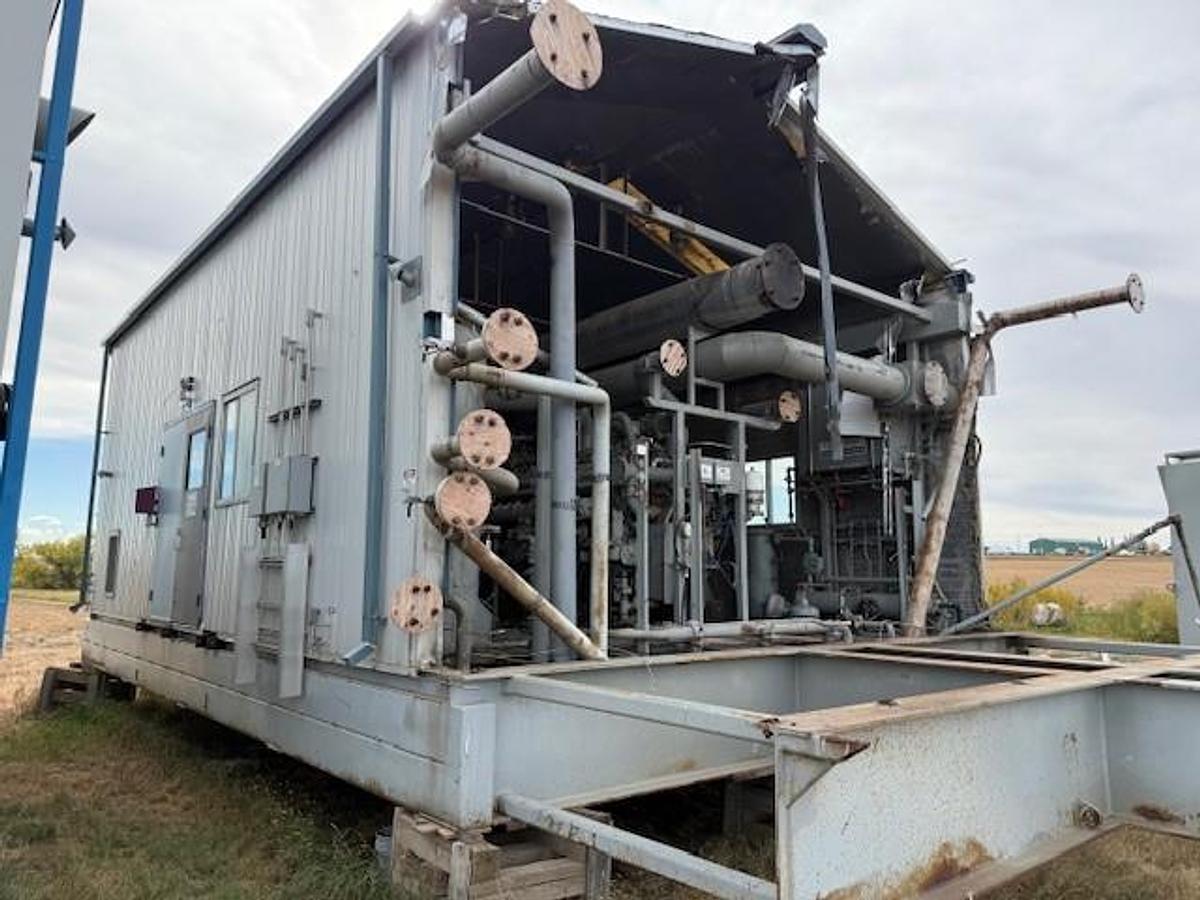 Used Waukesha Model L5790GL SN C-12498/3 Ariel Model JGK-4-3 Stage SN F-12035 Cylinder Sizes 14.125" x 13.625" x 9.125" x 6.25" Air-Ex Cooler Model 156EH 635,1315,1485