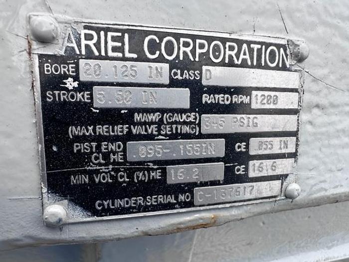 Rebuilt Rebuilt Ariel 20.125” x 5.5" Stroke JGD 345# Cylinder SN: C-137617
