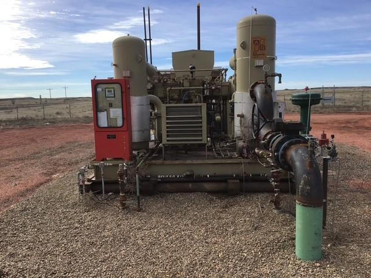 Used Ariel JGT-4 Two Stage Compressor Package Size 17.25” x 17.25” x 9.75” x 9.75” SN F-25508 1250 HP