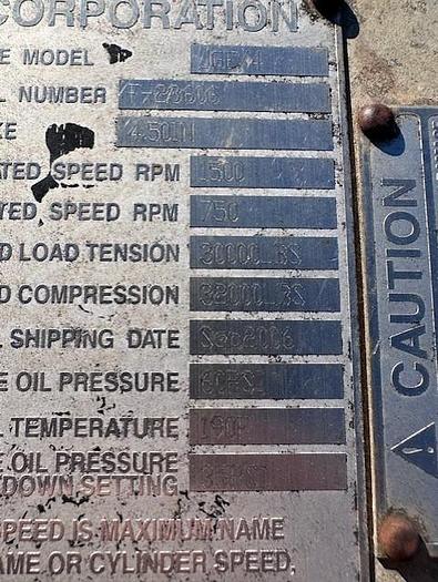 Used Ariel JGE-4 SN F-23606 / Waukesha F3524GSI (no engine) Three Stage Compressor Package Size 17.25” x 17.25” x 13.5” x 9.625” with ACE J144 Cooler