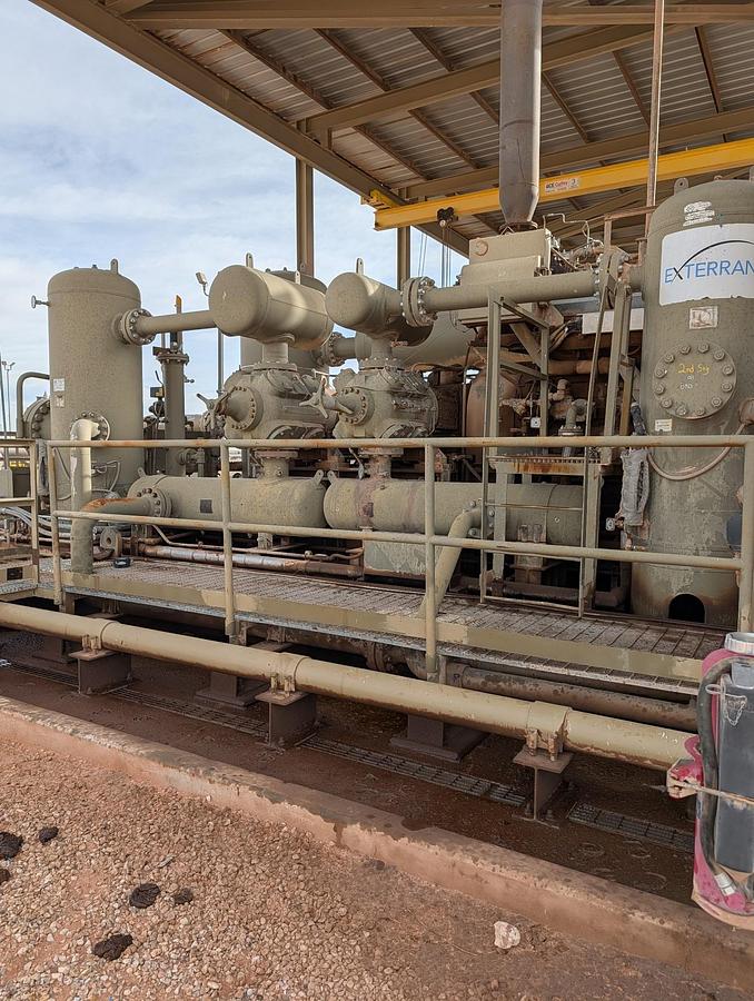 Used Quote: (4) Waukesha L7042GSI S4 ESM / Ariel JGK-4 Three Stage Compressor Packages Size 15.375" x 15.375" x 10.5" x 7.25" with 168EH Cooler