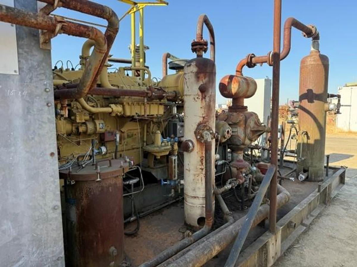 Used CAT G3406TA / Ariel JGA-4 Five Stage High Pressure Compressor Package Size 11” x 6.125” x 3.625” x 3” x 1.5” SN: F-10098